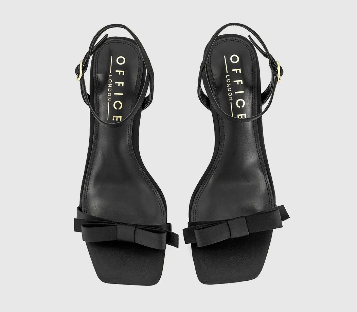 Mariah Bow Detail Heeled Sandals