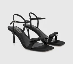 Mariah Bow Detail Heeled Sandals
