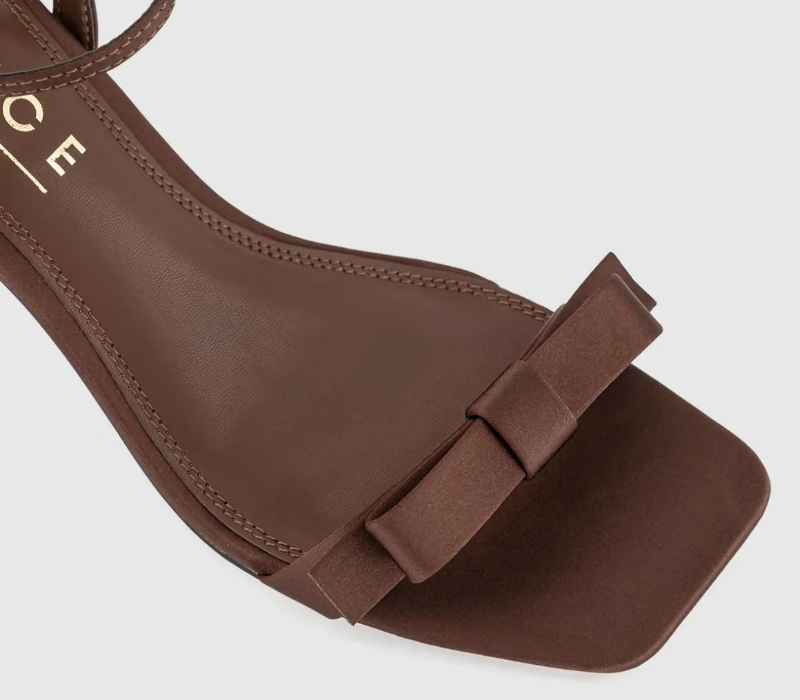 Mariah Bow Detail Heeled Sandals