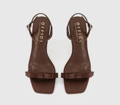 Mariah Bow Detail Heeled Sandals
