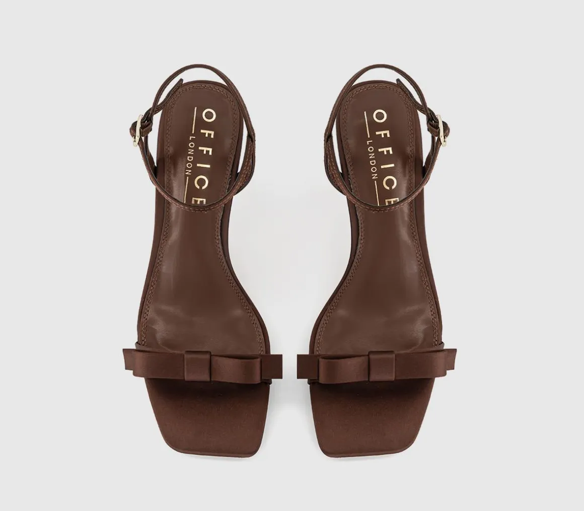 Mariah Bow Detail Heeled Sandals