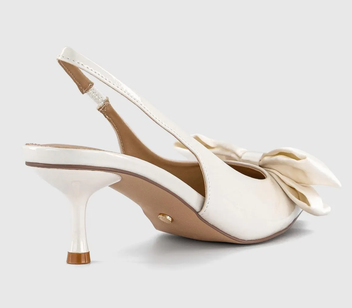 Mariella Bow Slingback Court Heels