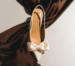Mariella Bow Slingback Court Heels