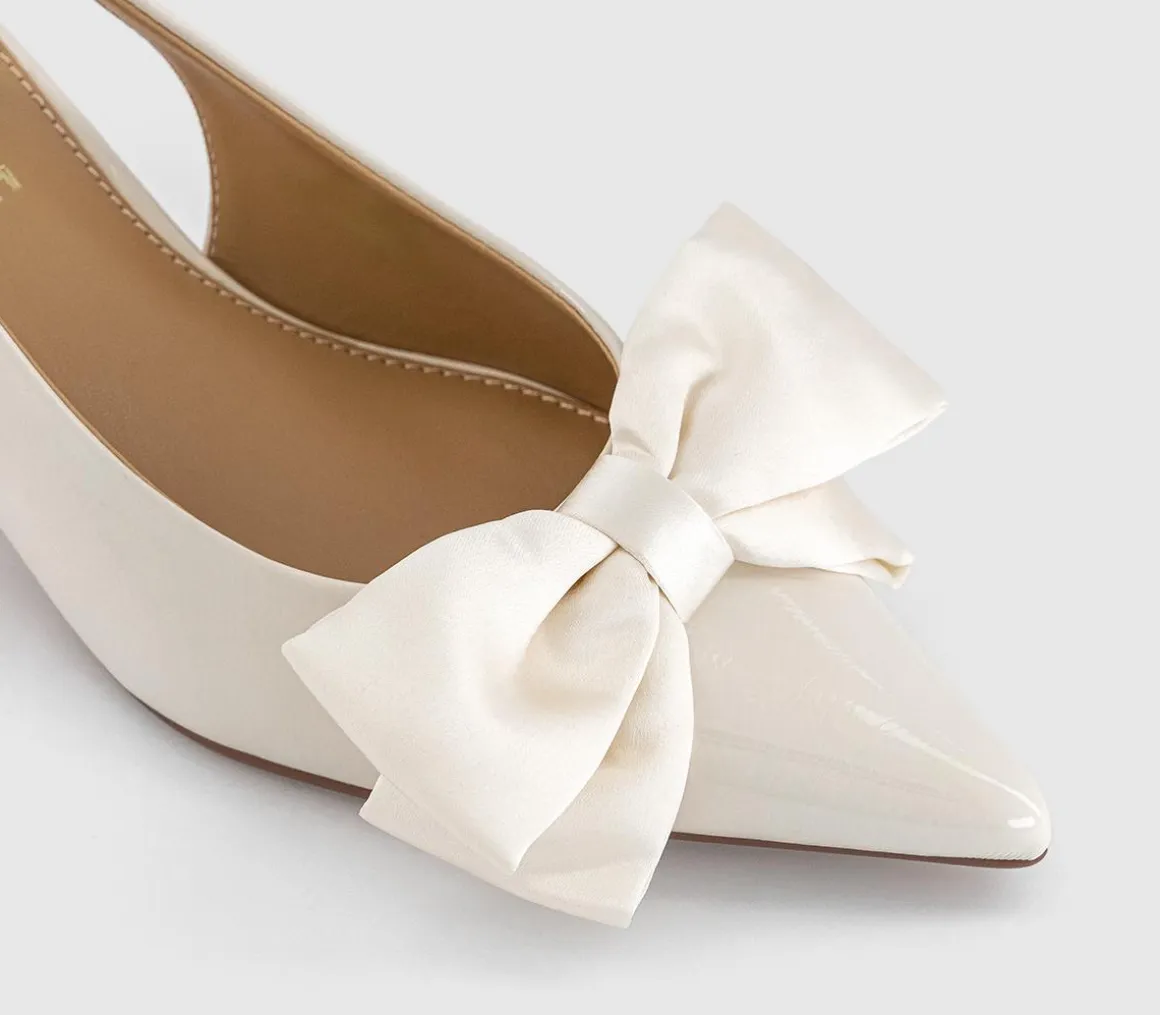 Mariella Bow Slingback Court Heels