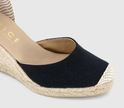 Marmalade Ankle Tie Espadrille Wedge Heels