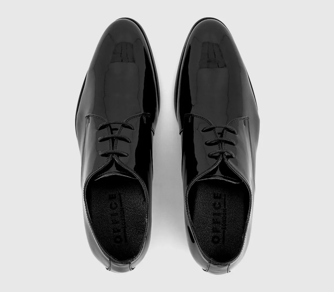 Marsden 3 Eye Patent Derby Shoes