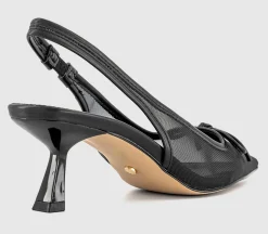 Martha Bow Trim Court Heels