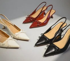 Martha Bow Trim Court Heels