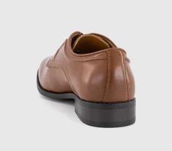Marvin Stitch Detail Plain Toe Derby Shoes