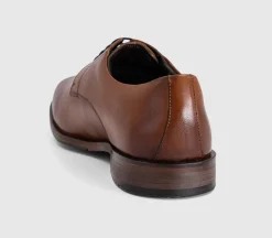 Master Plain Toe Derby Lace Up Shoes
