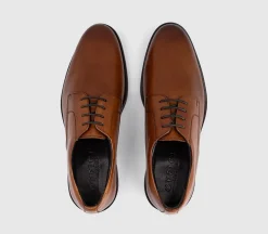 Master Plain Toe Derby Lace Up Shoes