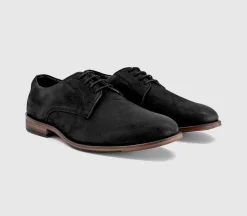 Master Plain Toe Derby Lace Up Shoes