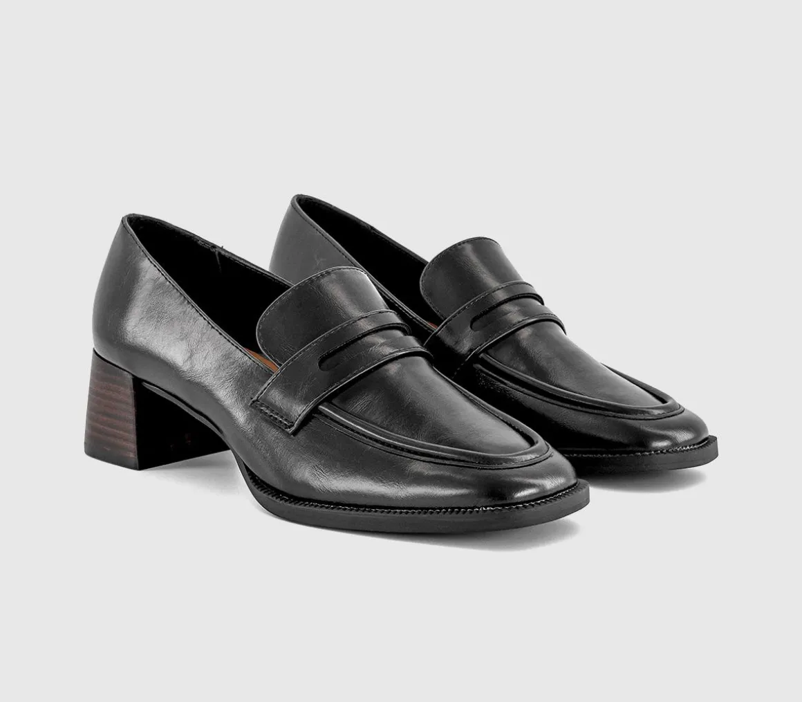Matilda Block Heel Loafers