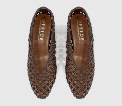 Matisse Basket Weave Stack Heels Court