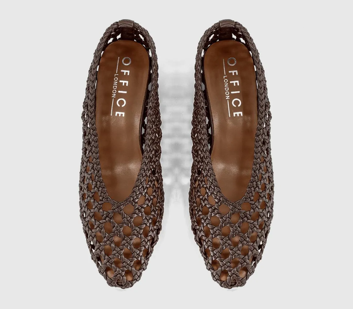 Matisse Basket Weave Stack Heels Court