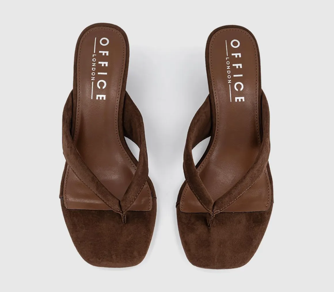 Maven Toe Post Wedge Sandals