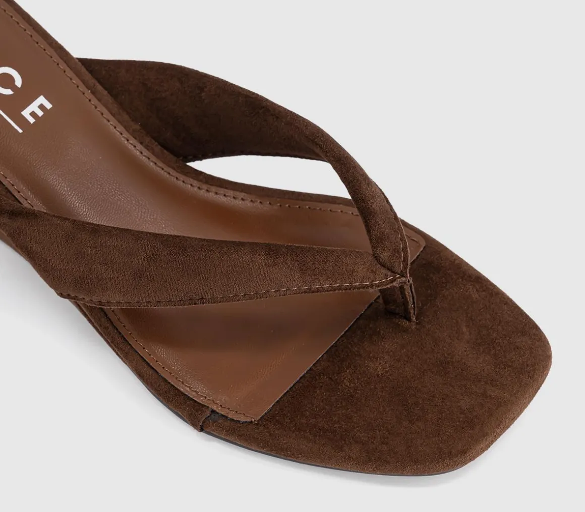 Maven Toe Post Wedge Sandals