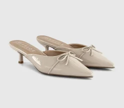Maya Bow Detail Court Mules