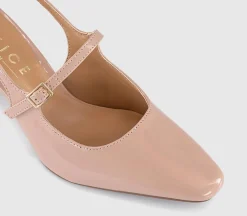 Medley Strap Detail Slim Heels Court