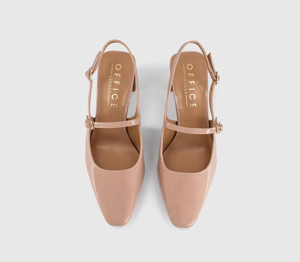 Medley Strap Detail Slim Heels Court