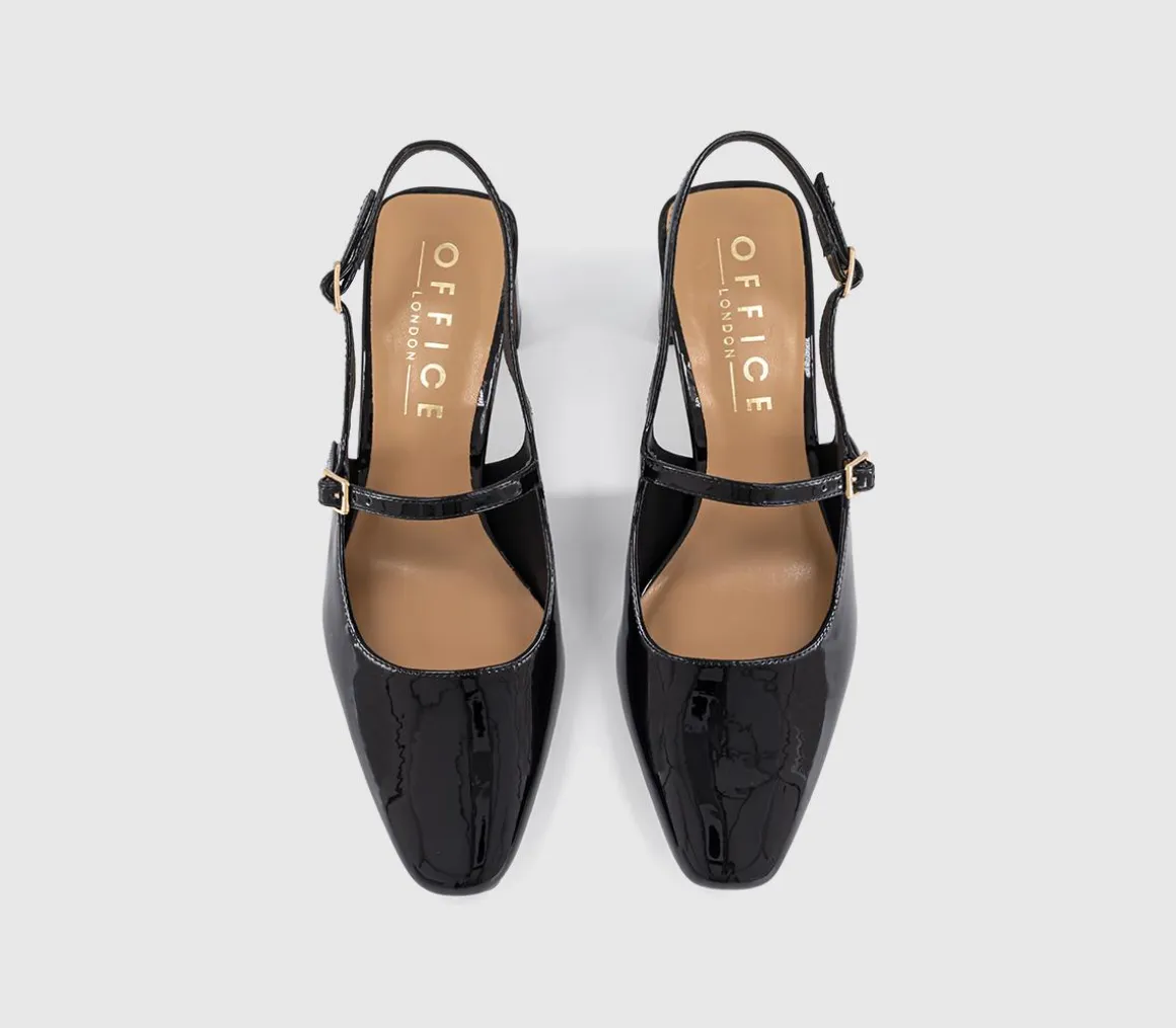 Medley Strap Detail Slim Heels Court