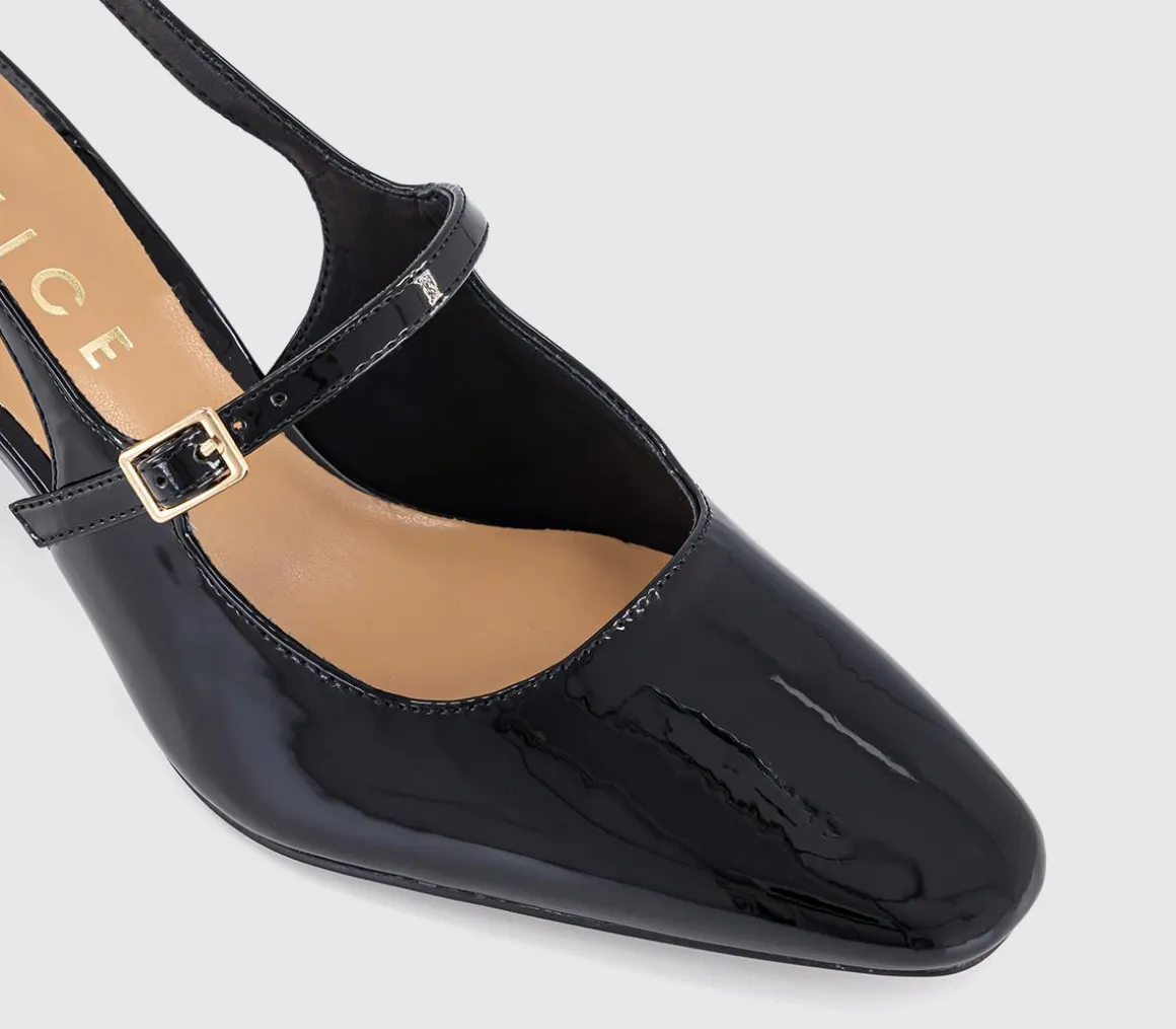 Medley Strap Detail Slim Heels Court