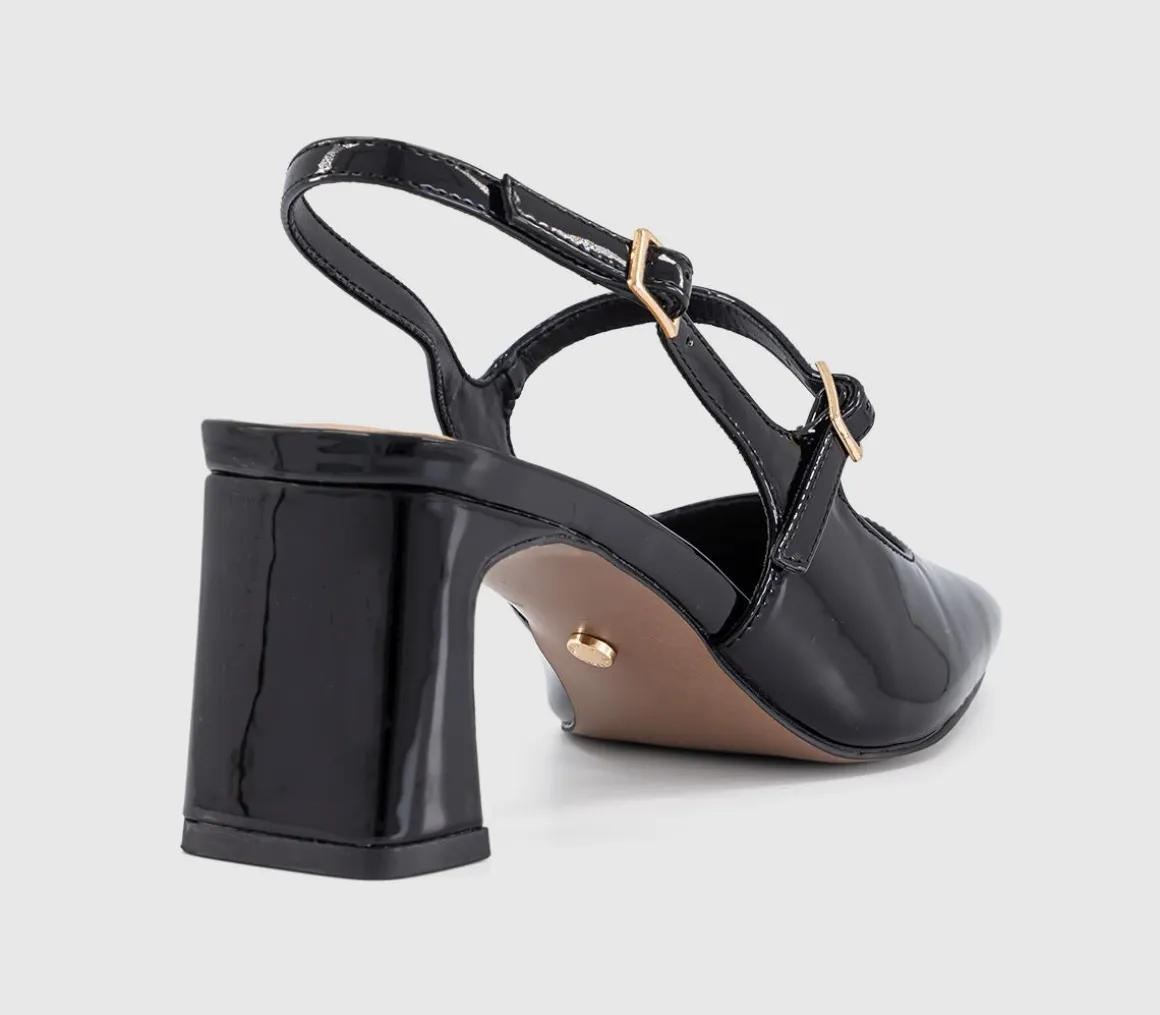 Medley Strap Detail Slim Heels Court