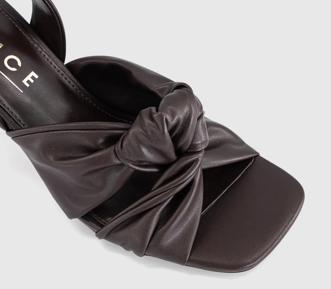 Melani Twist Front Slingback Sandals