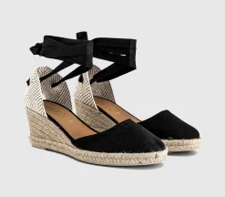 Melissa Ankle Tie Espadrille Wedges