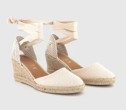 Melissa Ankle Tie Espadrille Wedges