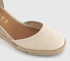 Melissa Ankle Tie Espadrille Wedges