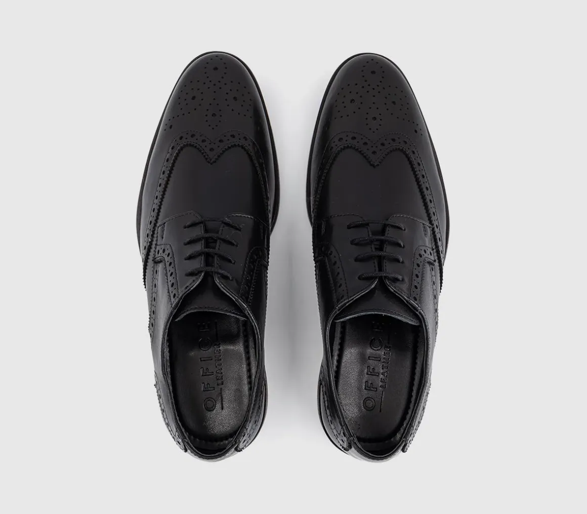 Melwin Lace Up Derby Brogue Shoes