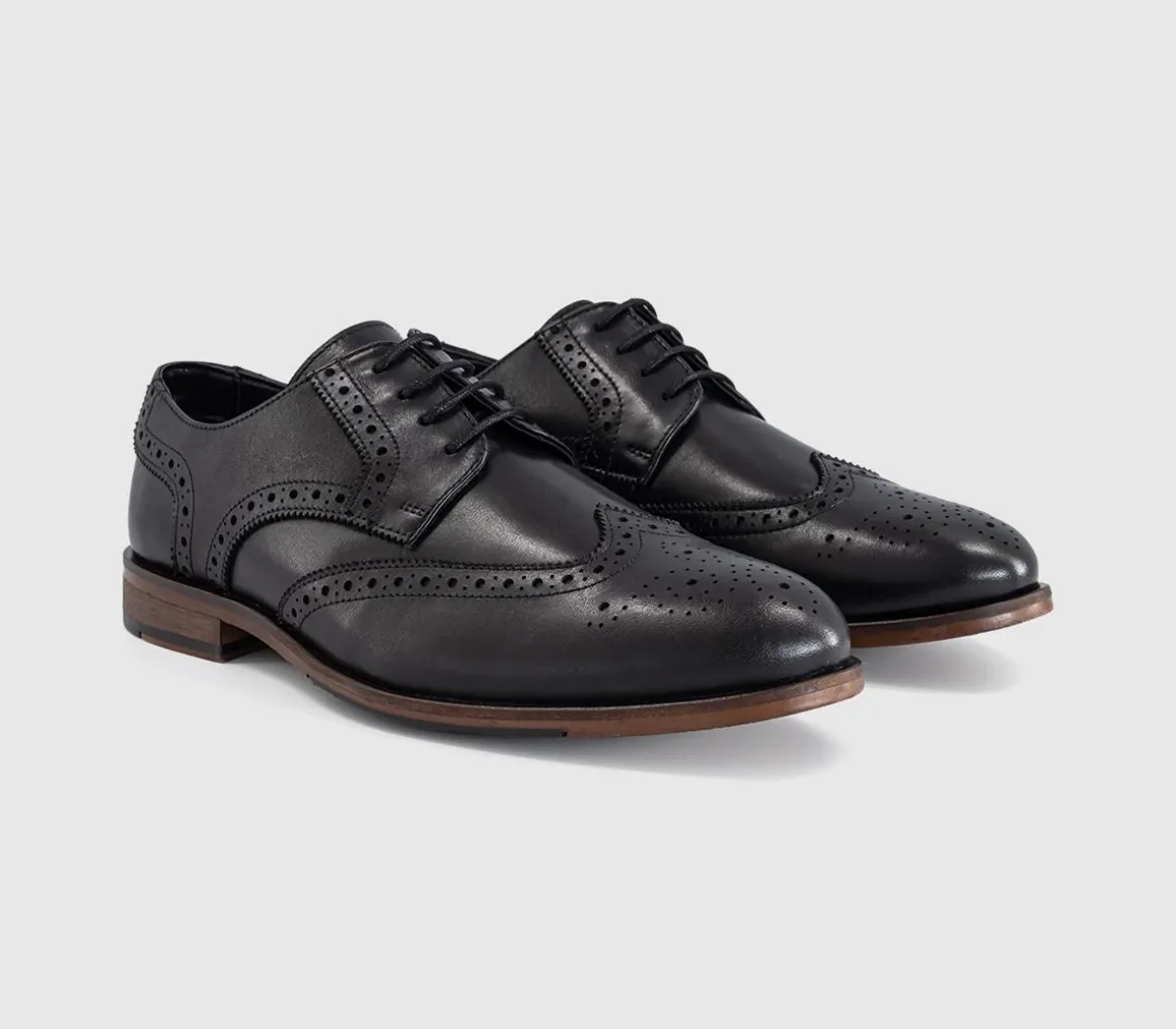 Melwin Lace Up Derby Brogue Shoes