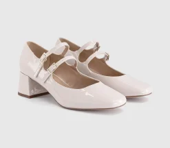 Mercy Double Strap Heeled Mary Janes