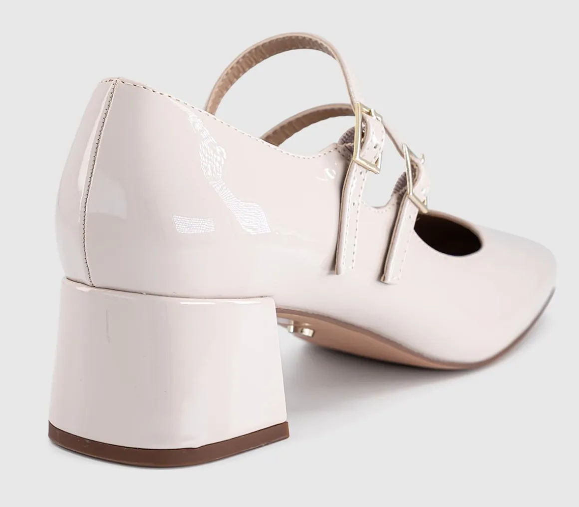Mercy Double Strap Heeled Mary Janes
