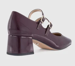 Mercy Double Strap Heeled Mary Janes