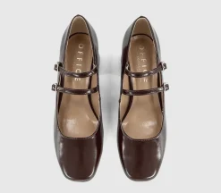 Mercy Double Strap Heeled Mary Janes