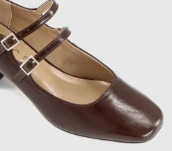 Mercy Double Strap Heeled Mary Janes