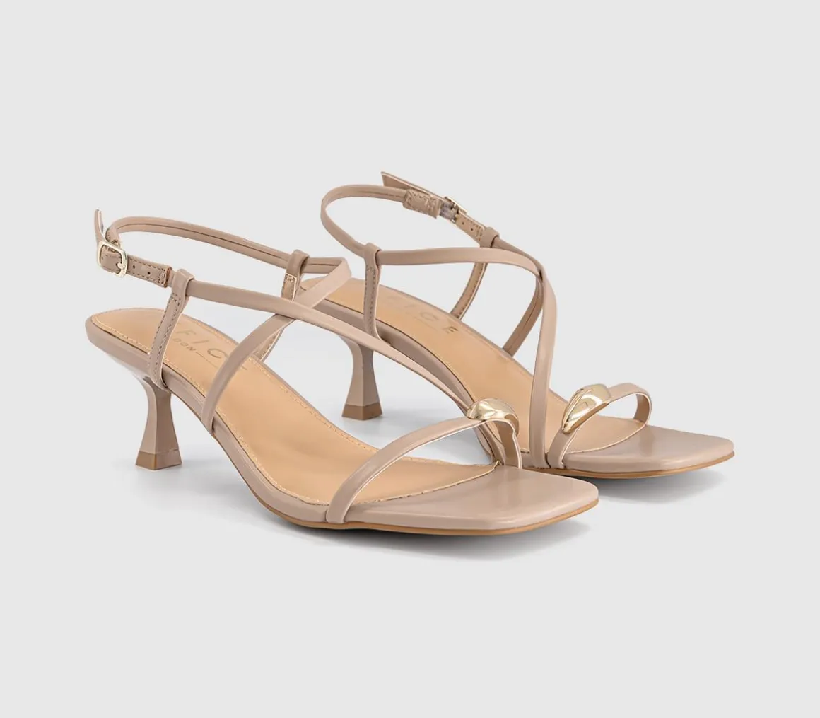 Mia Hardware Detail Heeled Sandals