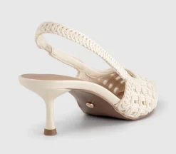 Miami Woven Slingback Heels