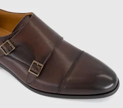 Michal Double Strap Monk Shoes