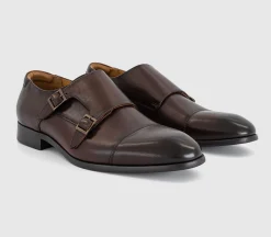 Michal Double Strap Monk Shoes
