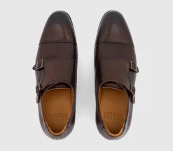 Michal Double Strap Monk Shoes