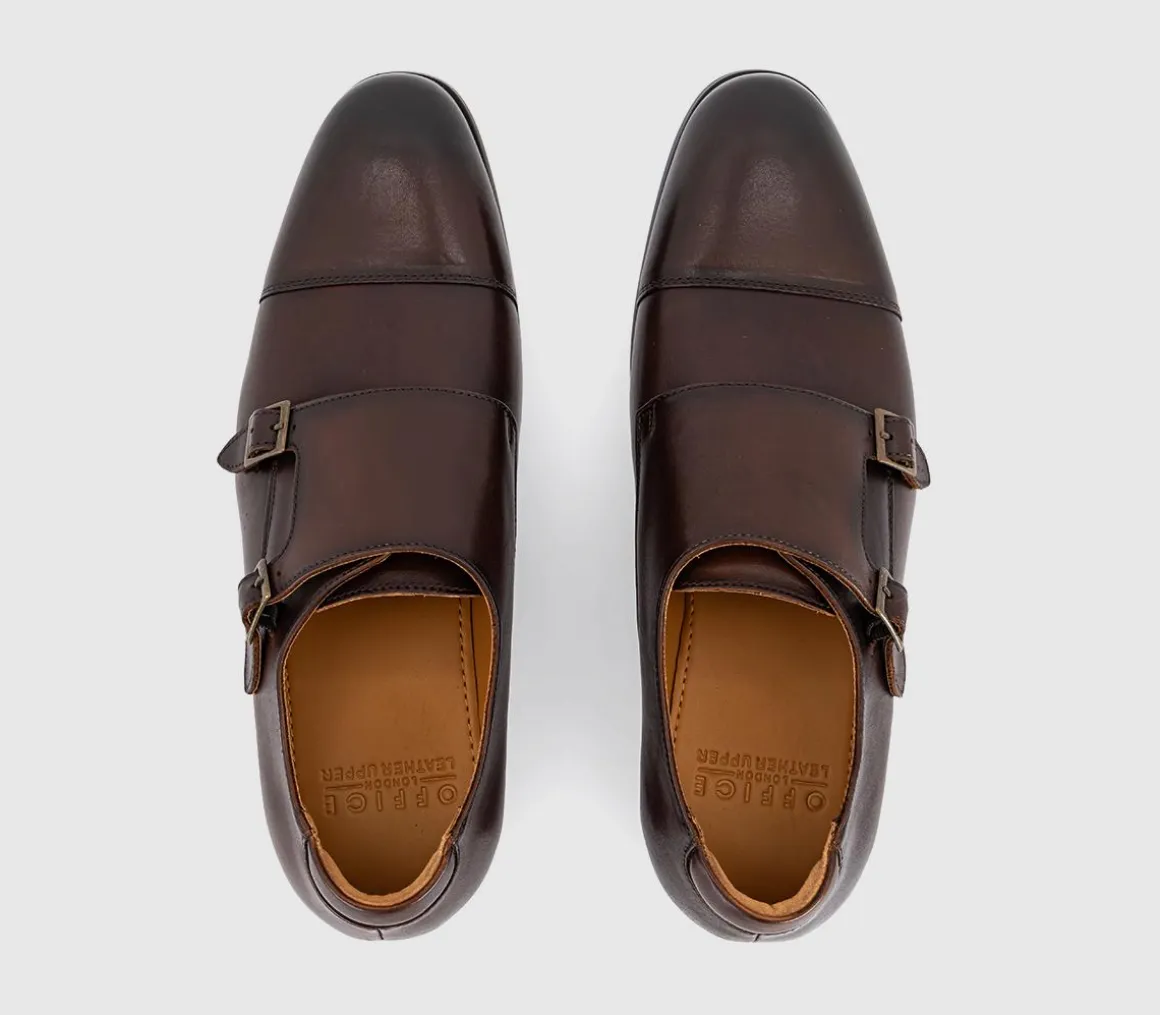 Michal Double Strap Monk Shoes