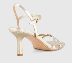 Micky Cross Over Skinny Strap Sandals