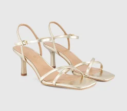 Micky Cross Over Skinny Strap Sandals