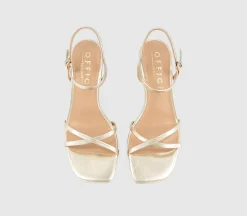 Micky Cross Over Skinny Strap Sandals