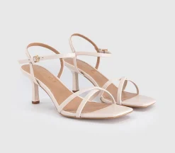 Micky Cross Over Skinny Strap Sandals