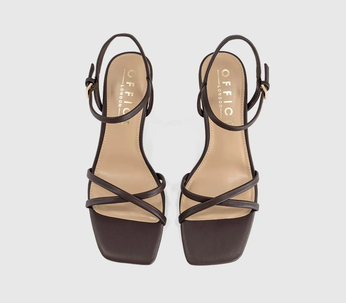Micky Cross Over Skinny Strap Sandals