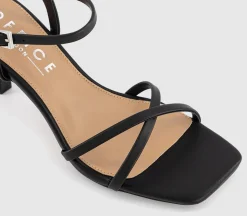 Micky Cross Over Skinny Strap Sandals